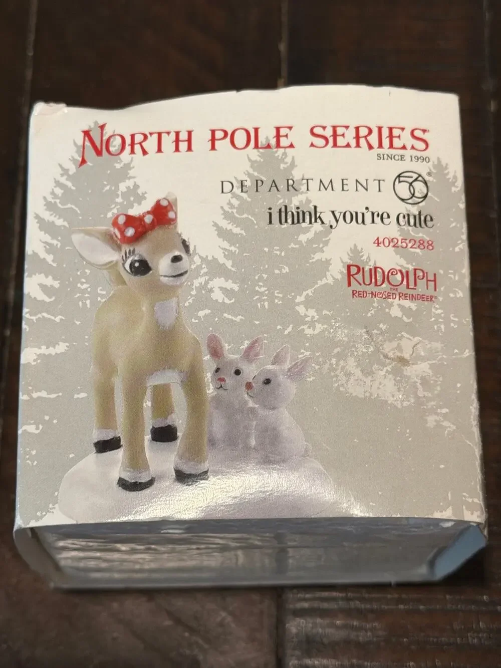 2012 Dept 56 I Think You're Cute 4025288 North Pole Christmas Village Rudolph